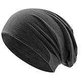 UPhitnis Long Skull Cap Beanie - Daily Soft Beanie Hat For Men & Women without Pattern