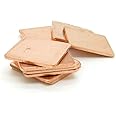 High Purity 15 x15 x 1.0mm Laptop GPU CPU Heatsink Thermal Copper Pads Pack of 20