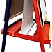 US Art Supply Zuma Children's Paint and Drawing Child Artist Easel with Chalkboard, Dry Erase Board, Large Trays, and Paper Roll