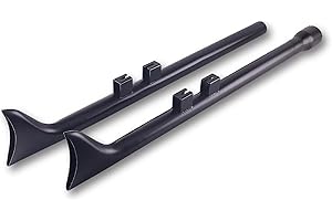 Handmo 36" Fishtail Slip On Mufflers for Harley Touring 2017-2023 Model, Fit Roadking FLHR, Streetglide, FLHXS, Ultra Limited, Electra.Black