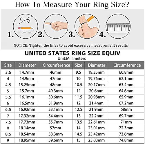 JEROOT Titanium Lymphatic Drainage Ring for Men Women