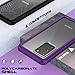 RedPepper Designed for Galaxy S20 Ultra Case,Rugged Heavy Duty Armor Cover Without Built-in Screen Protector Shockproof Case for Samsung Galaxy 20 Ultra 5G 6.9 inch (Purple/Clear)