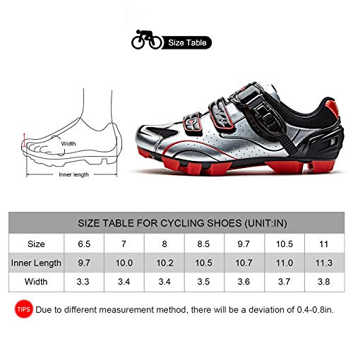 image for Santic Cycling Shoes Men SPD Mountain Bike Lock Shoes MTB Cycling Acce