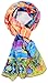 Salutto Women 100% Silk Scarves Van Gogh Painted Scarf
