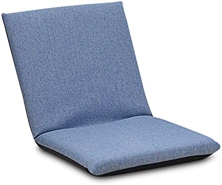Kidsidol Foldable Floor Chair Adjustable Relaxing Lazy Sofa Seat Cushion Lounger Padded Gaming Chair Detachable Comfortable for Kids Children Adults Suitable for Indoor Outdoor Using (Ocean Blue)