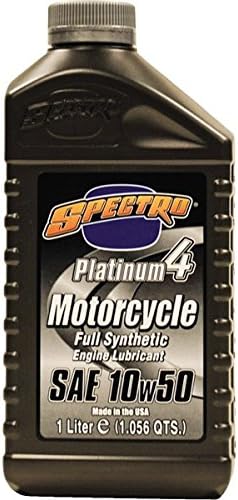 Sz 1 Liter Spectro Platinum 4 10W50 Full Synthetic Oil Motorcycle Oils/Chemicals