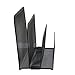 Black 3 Slot Mesh Sorter Organizer, Great for Mail, Bills & Documents. Organized Paper Holder. By Stationary Station