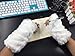LL-partner Fingerless Fur Gloves-Smooth Furry Gloves-Soft Fuzzy Women,Girls Warmer Gloves One Size