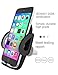 Roybens 2-in-1 Universal Air Vent and Windshield Cell Phone Car Mount Holder Cradle Fits Apple iPhone 5 5S 6 Plus 6S 5C, Android Smartphones, Samsung Galaxy S6 Edge Note, LG, HTC, GPS, iPod (Black)
