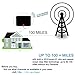 【2019 Upgraded】 HDTV Antenna, Gr8ware HD Digital Indoor Amplifier TV Antenna 50-100 Miles Range with Amplifier Signal Booster Support 4K 1080P UHF VHF Freeview Channels