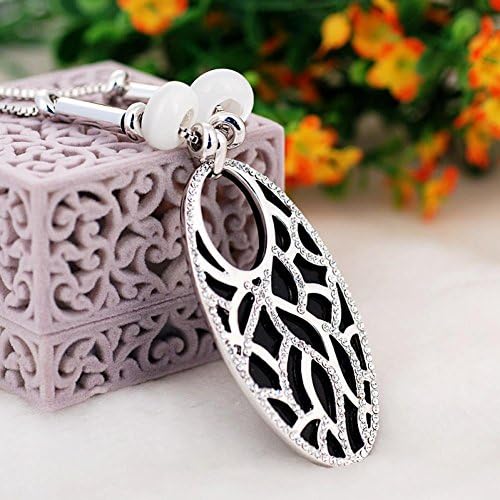 Bling Beauty Viennois Wei Nihua Eggerated Full Drill Retro Personality Opal Sweater Chain VQ