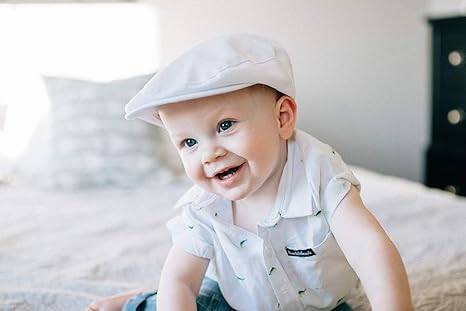 infant boy driving cap