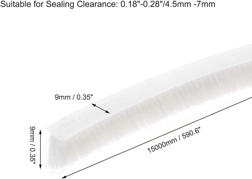 sourcing map Brush Weather Stripping - Image 3