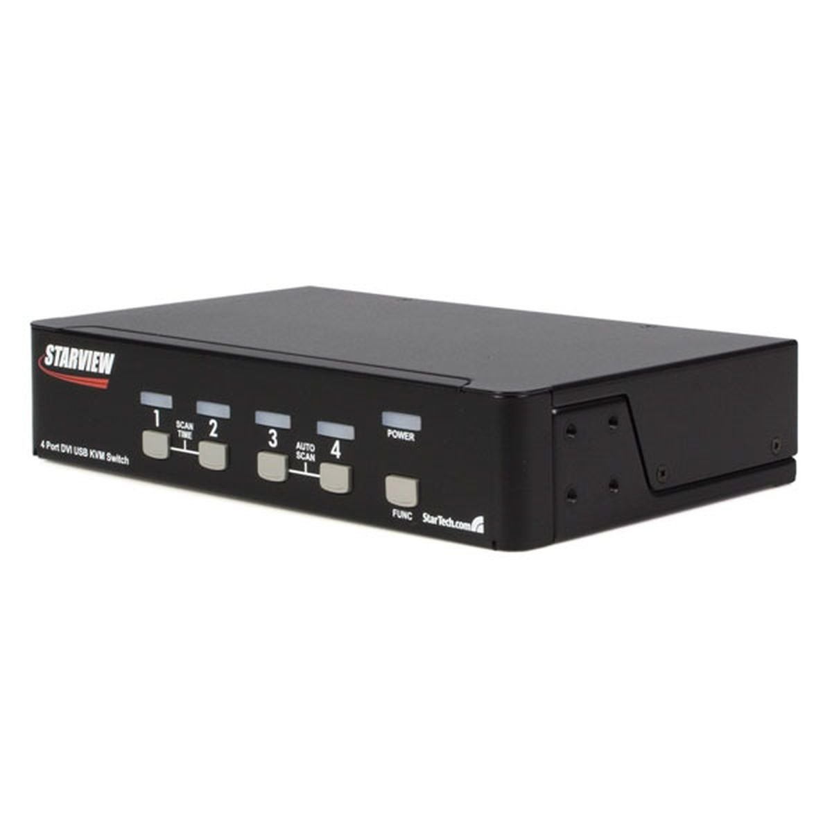 STARTECH.COM SV431DVIUAGB 4 Port DVI USB KVM Switch with Audio and USB Hub