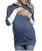 Chulianyouhuo Womens Nursing Hoodie Breastfeeding Contrast Detail Maternity
