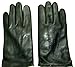 FOWNES Men's Rabbit Fur Lined Black Napa Leather Gloves