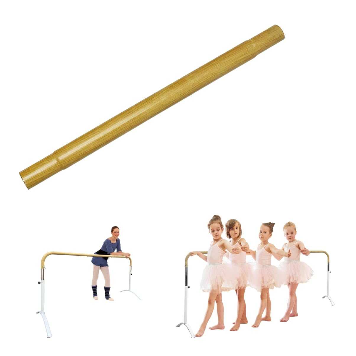 Artan Balance Extension for 6Ft Single Bar Curved Ballet Barre 25"/2Ft - This is Extension ONLY, not The Barre Itself. It Will not Work if Purchased Separately Without Ballet Barre 6Ft.
