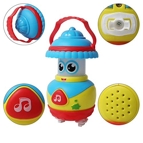 MEYUEWAL Music Toy for 12-18 Month+, Musical Instrument for Children Infant Toddler, Kids Early Learning Education Toy (Blue-Yellow)