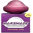MARS MADE Purple Toning Shampoo Bar 2.0 - Hydrating & Moisturizing Natural Hair Soap Bar Shampoo for Hair Color & Scalp Nourishment - Bathing Soap Solid Shampoo for All Hair Types (120g, 4.23oz)