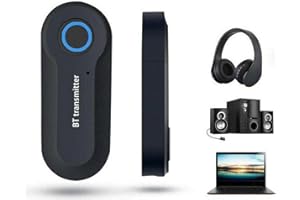 Generic Bluetooth Wireless Transmitter/Adapter, 2-in-1 Wireless Bluetooth 4.0 Audio Transmitter/Receiver for MP3/TV/PC/DVD, B