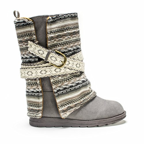 muk luks women's nikki belt wrapped boot