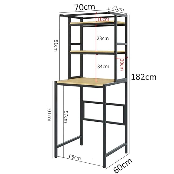 RTTzw Estante de la Lavadora Estante for Lavadora Estilo Colgante ...