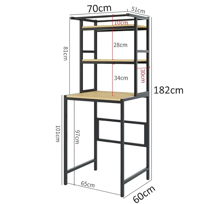 RTTzw Estante de la Lavadora Estante for Lavadora Estilo Colgante ...
