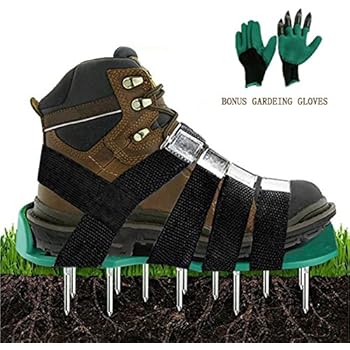 Amazon.com : Punchau Lawn Aerator Shoes w/Metal Buckles ...