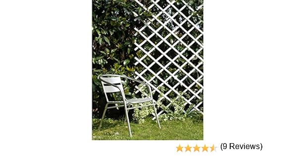 intermas 170102 Celosía de Plástico, Blanco, 25X2X100 cm: Amazon ...