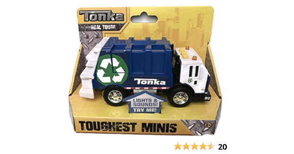 tonka toughest minis recycling garbage truck