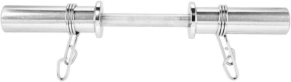 KSTE 1pc 50cm Olympic Dumbbell Handles Spring Collars Workout Fitness Accessory