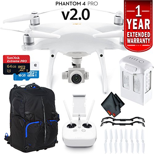 DJI Phantom 4 Quadcopter Drone With 4K Video EVERYTHING YOU NEED KIT...