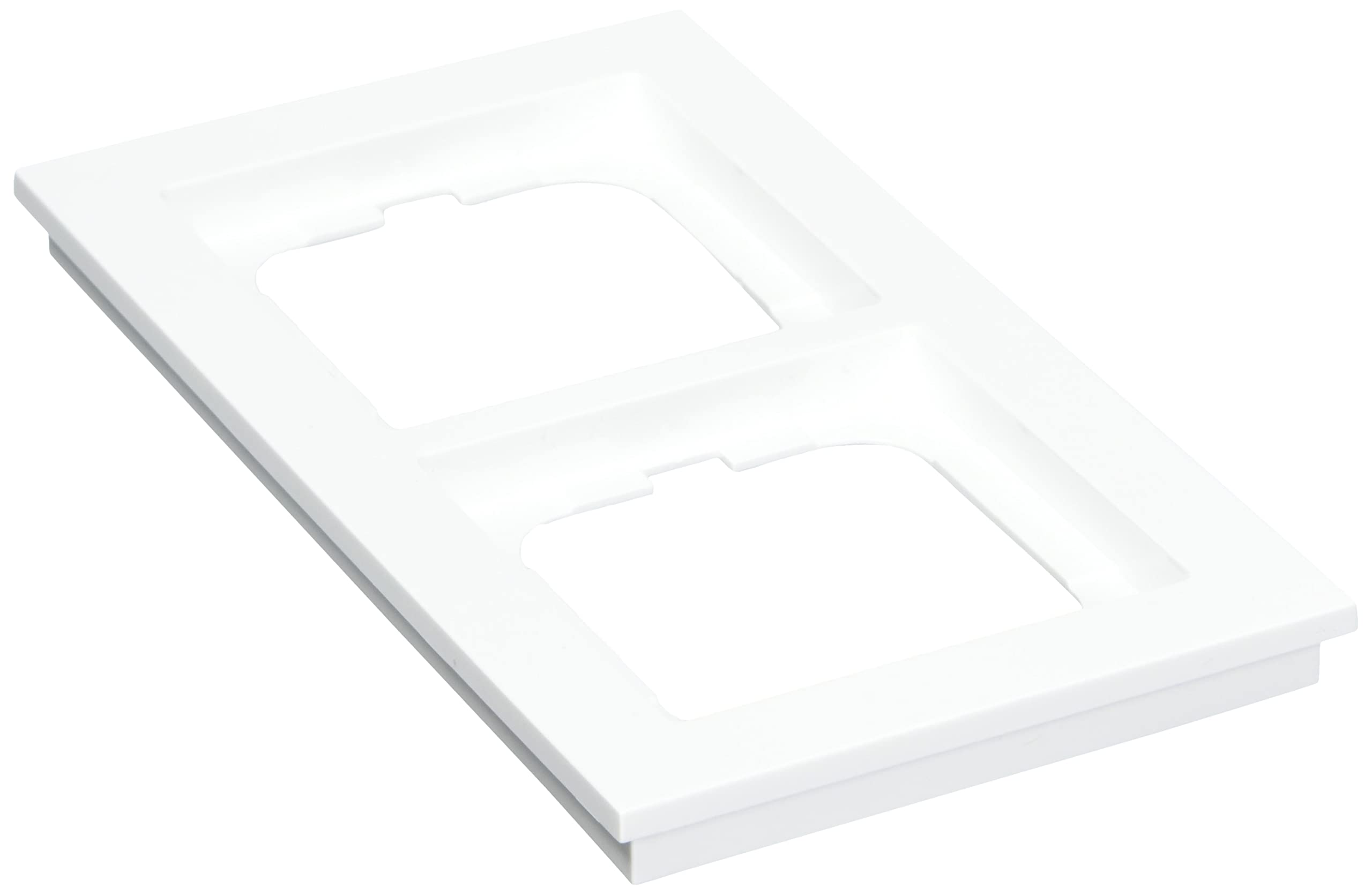 Busch-Jaeger 1722-284 Frame 2gang Axcent Wall Plate, studio white