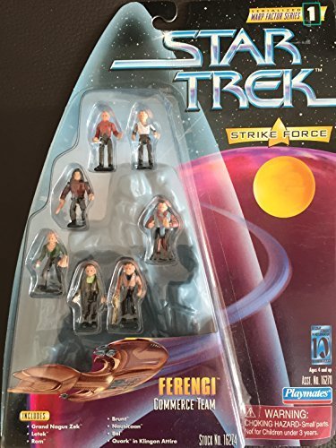 Ferengi Commerce Team Strike Force Figure Set - Star Trek Warp Factor Series ...