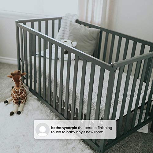 Delta Children Heartland 4-in-1 Convertible Crib Greenguard Gold  Certified, Dark Chocolate