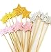 DoTebpa 48 Pieces Little Star Toppers,Baby Shower Decor and Cupcake Party Picks