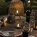 Solar Tea Lights Candles LED Flameless Flickering Candles Waterproof Candle Lights for Wedding Birthday Party Christmas Thanksgiving Décor-12 Pack