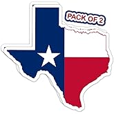 IMPERIAL VIBES – Texas Flag Sticker – Vinyl Sticker for Car, Truck, and Van– Indoor and Outdoor Use for Laptop – Waterproof Decal for Mobile and Water Bottle – Removable Window Decal - Imp – 25