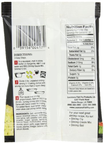 Louisiana Fish Fry BBQ Shrimp Sauce Mix, 1.5-Ounce (Pack of 12) - Thumbnail 3