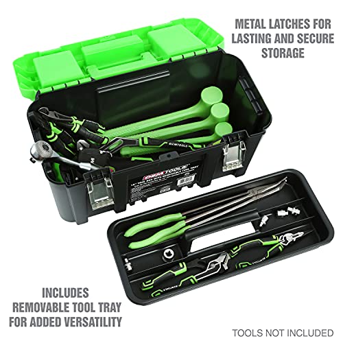 OEMTOOLS 22180 3 Piece Tool Box Set with Removable Tool Tray and Bonus