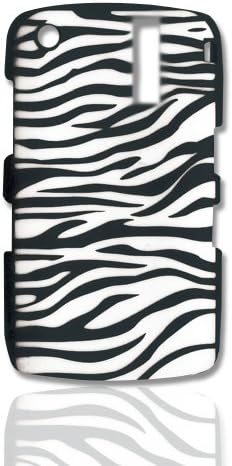 CellAllure Silicone Protector for Blackbery Curve 8300, 8310, 8320, and 8330 - Zebra Black/White