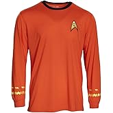 Star Trek Long Sleeve Halloween Costume T-shirt Spock Captain Kirk Engineering Cosplay
