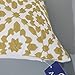 Decorative Pillow Cover Golden Palm 12x20 Lumbar Pillow Cushion Cover Oil Yellow Trellis Mina Throw Pillow Case Dark Mustard Yellow/Ochre Gold Color 1 pc Cotton Canvas 30x50cm