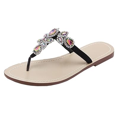 black leather flip flops ladies