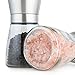 Millwright Premium Salt Mill & Pepper Grinder Set - Stainless Steel w/Glass Jars