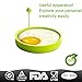 Silicone Egg Ring Nonstick Fried Egg Mold Egg Pancake Mold Kitchen Pancake Rings FDA-approved and 100% BPA-free（4-pack）