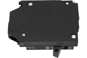 OTOTEC 1PC Electric THQP120 Circuit Breaker 1-Pole 20-Amp SPST Compatible with HomeSeer Compatible with Belkin WeMo 84.2x65mm Black