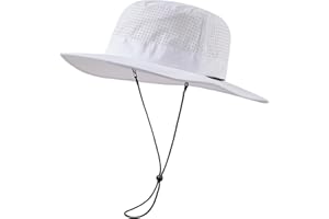 UVSAI UPF 50+ Bucket Sun Hat with Laser Perforated Mesh Cooling Adjustable Breathable Lightweight for Outdoor Men Women