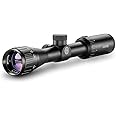HAWKE Vantage 2-7x32 AO Mil-Dot Waterproof Fogproof Shockproof Aluminium Hunting Scope or Vantage 2-7x32 AO Mil-Dot Hunting Scope with Match Mount 2-Piece 1in Medium Weaver Scope Rings (Bundle)