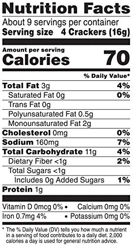 Carrs Rosemary Snack Crackers, 5 Ounce Package